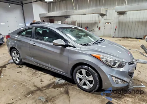 2013 Hyundai Elantra Coupe Gs из США, поврежденный, VIN KMHDH6AE8DU002404